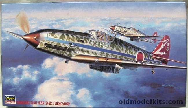 Hasegawa 1/48 Kawasaki Ki-61-I Hien Tony With Aires Cockpit And Eduard Mask - 244 Sentai Capt. Kobayashi - Three Different Aircraft Markings, JT14 plastic model kit